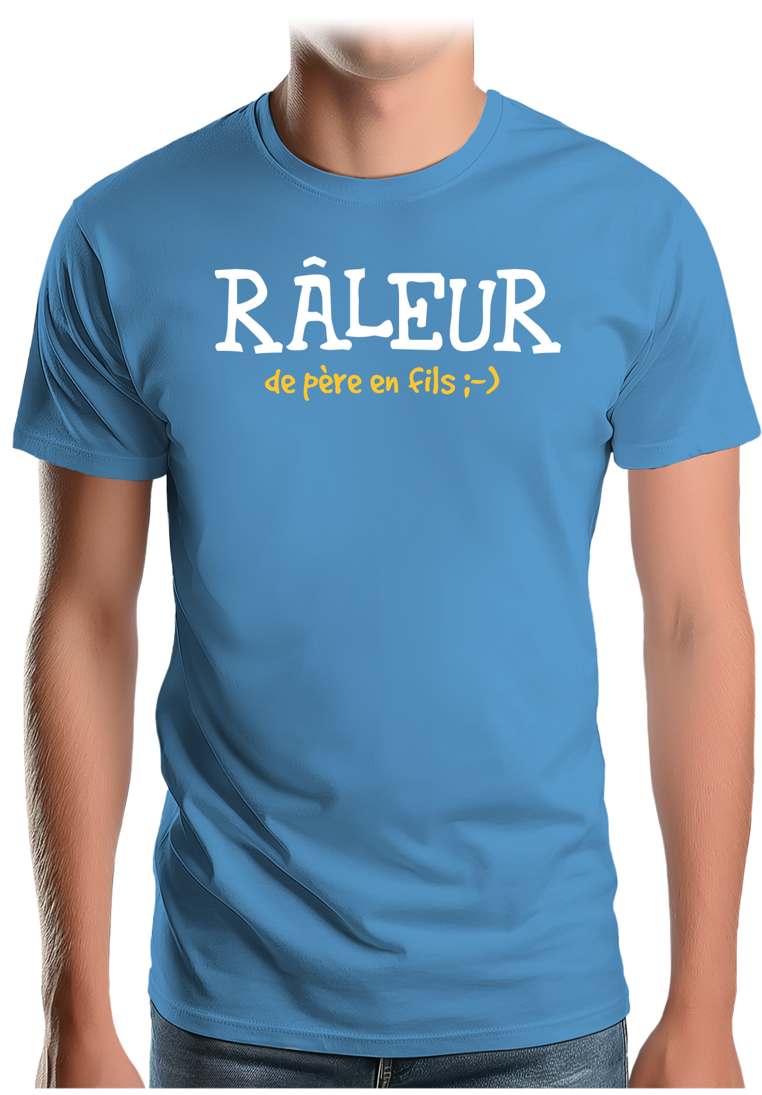 T-Shirt Homme Râleur de père en fils