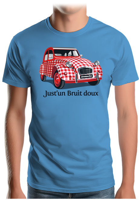 T-Shirt Homme Voiture 2CV Just'un Bruit doux