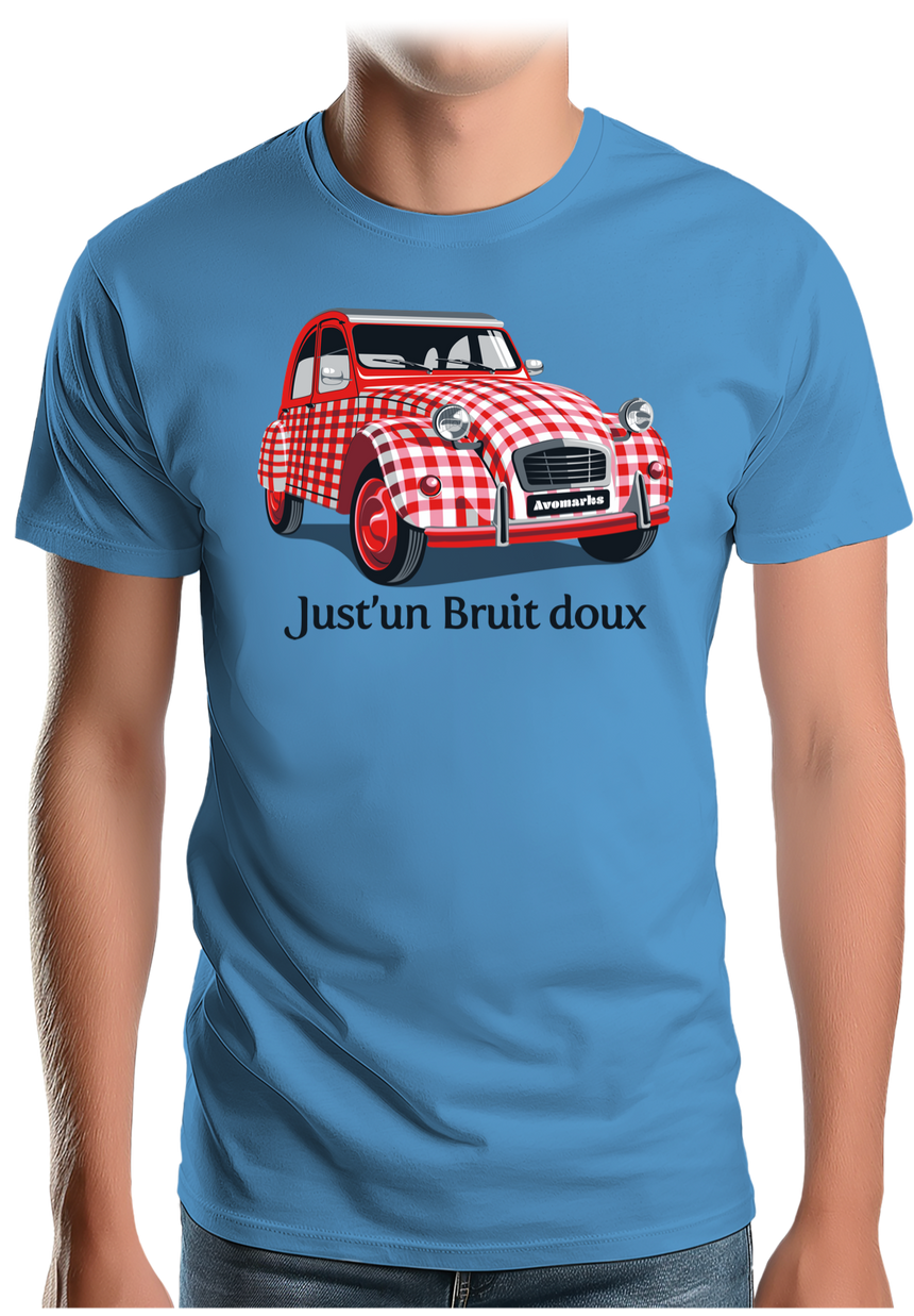 T-Shirt Homme Voiture 2CV Just'un Bruit doux