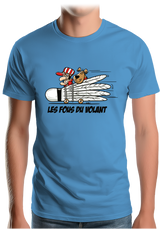 T-Shirt Homme Les fous du Volant de badminton