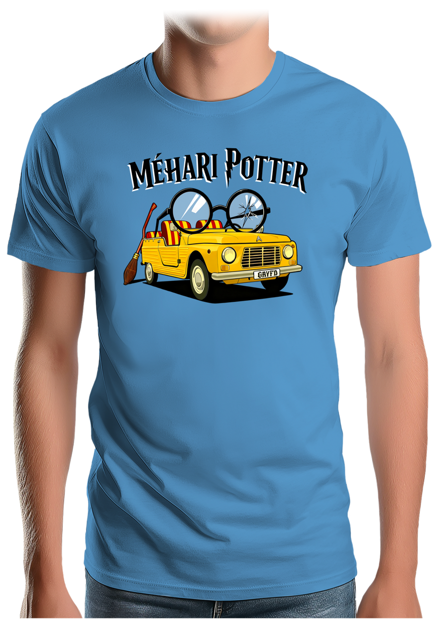 T-Shirt Homme Voiture Méhari Potter