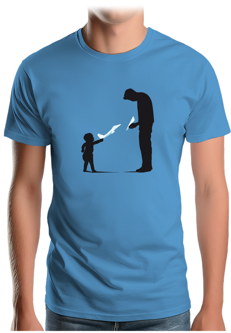 T-Shirt Homme Père Et Fils Avion
