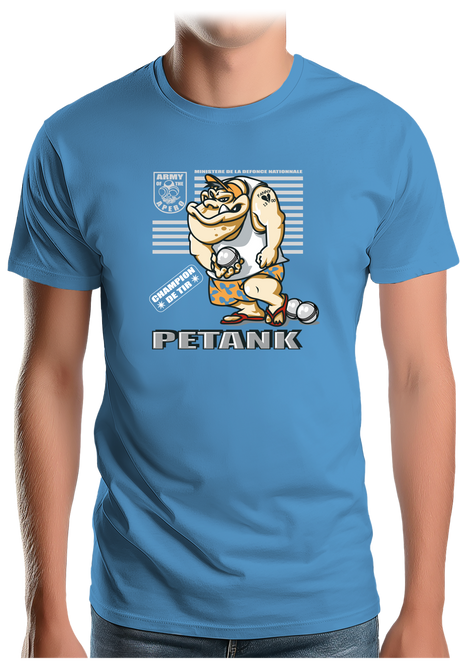 T-Shirt Homme Petank pour les costauds