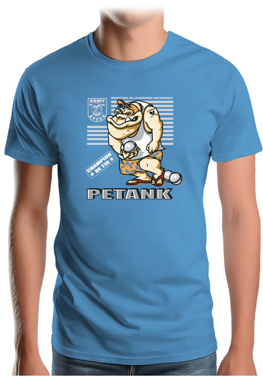 T-Shirt Homme Petank pour les costauds