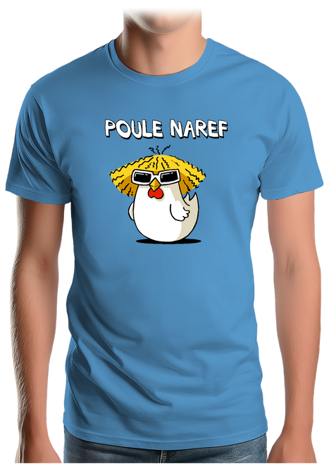 T-Shirt Homme Chanteur Poule Naref