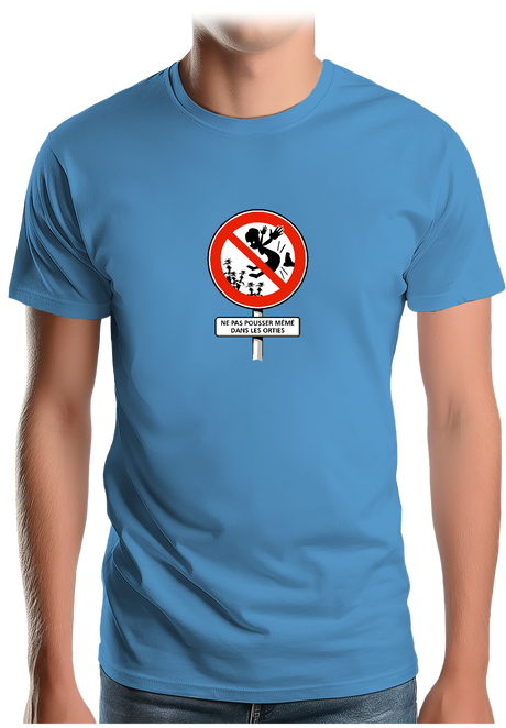 T-Shirt Homme Faut pas pousser mémé dans les orties