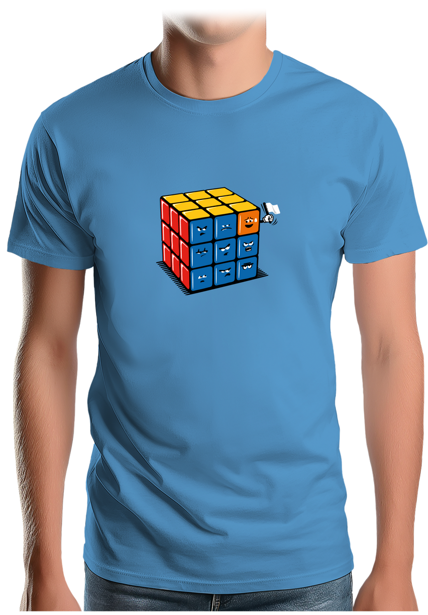 T-Shirt Homme Ruby cube avec drapeau