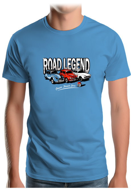 T-Shirt Homme Voiture Road Legend