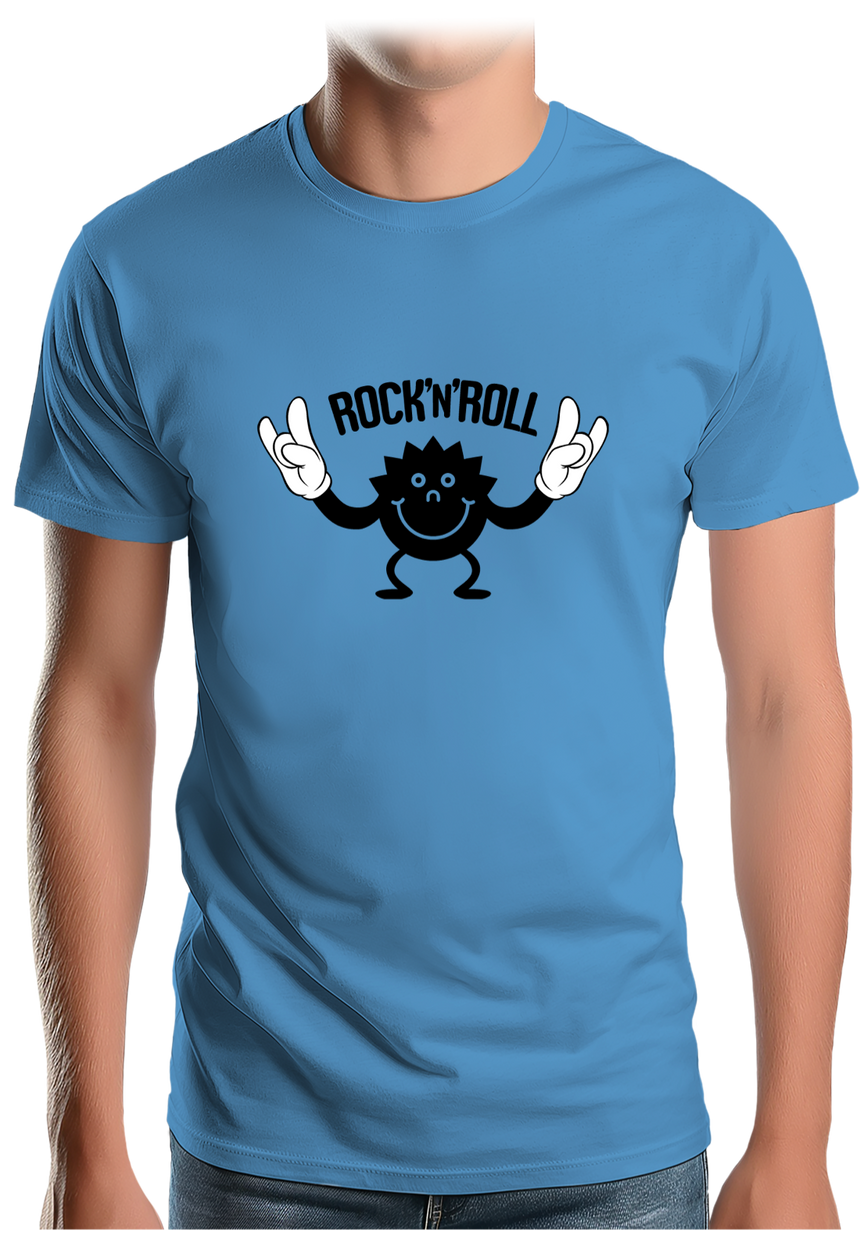 T-Shirt Homme Smile Rock'N'Roll