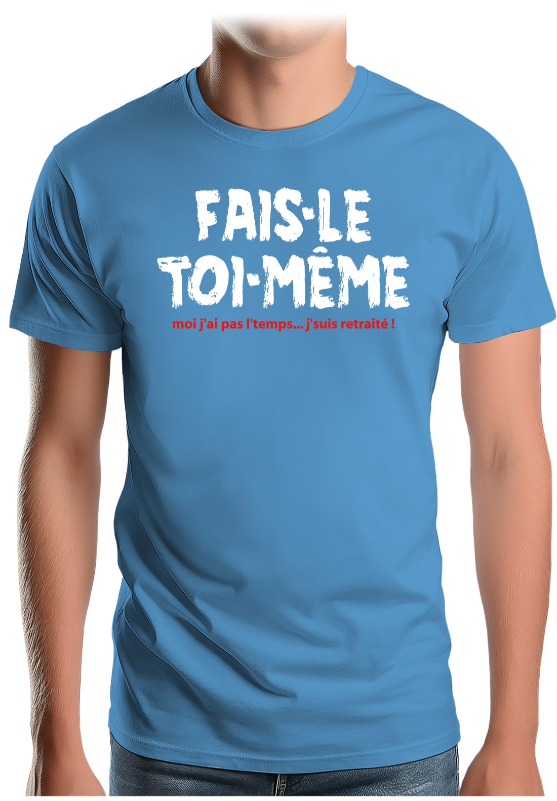 T-Shirt Homme Fais le toi même moi je suis à la retraite