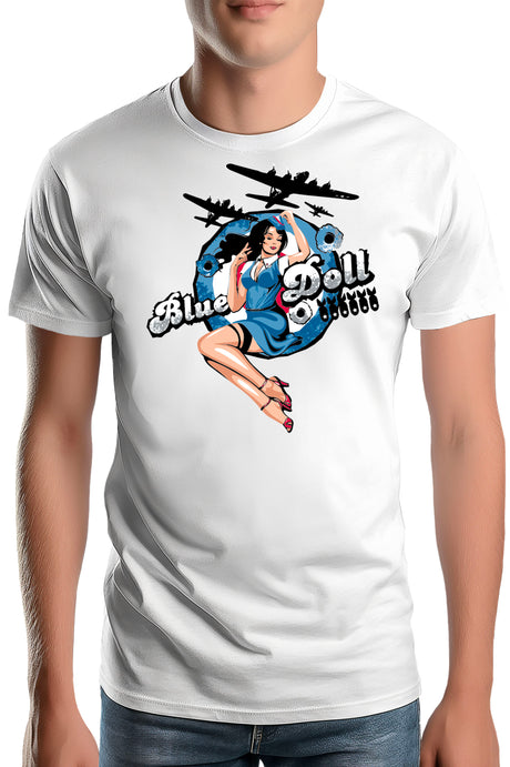 Tee-Shirt Homme Pin Up Avec Avion