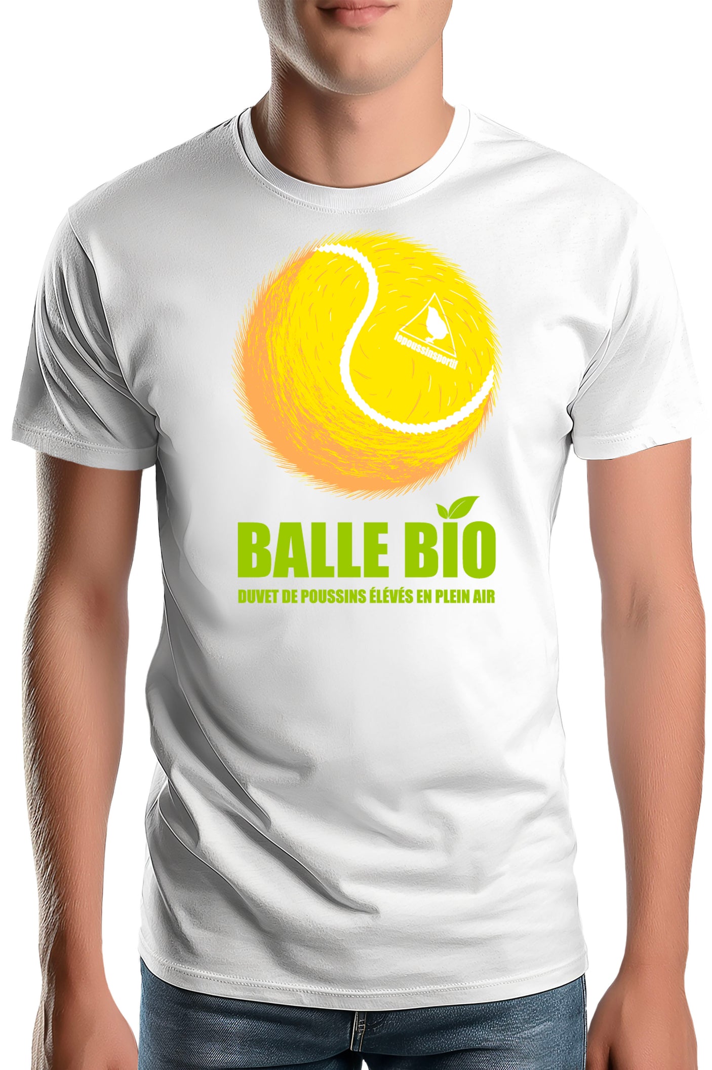 Tee-Shirt Homme Balle de tennis BIO