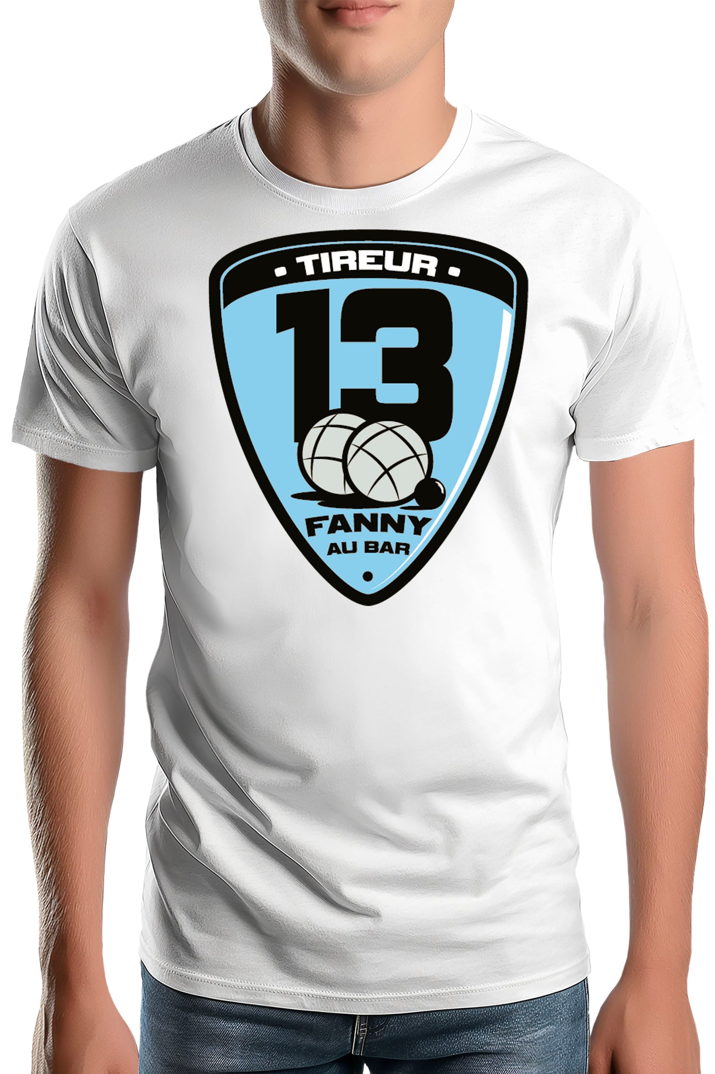T-Shirt Homme Fanny au bar, Tireur