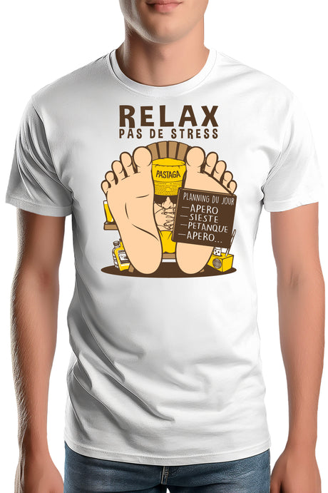 T-Shirt Homme Relax pas de stress