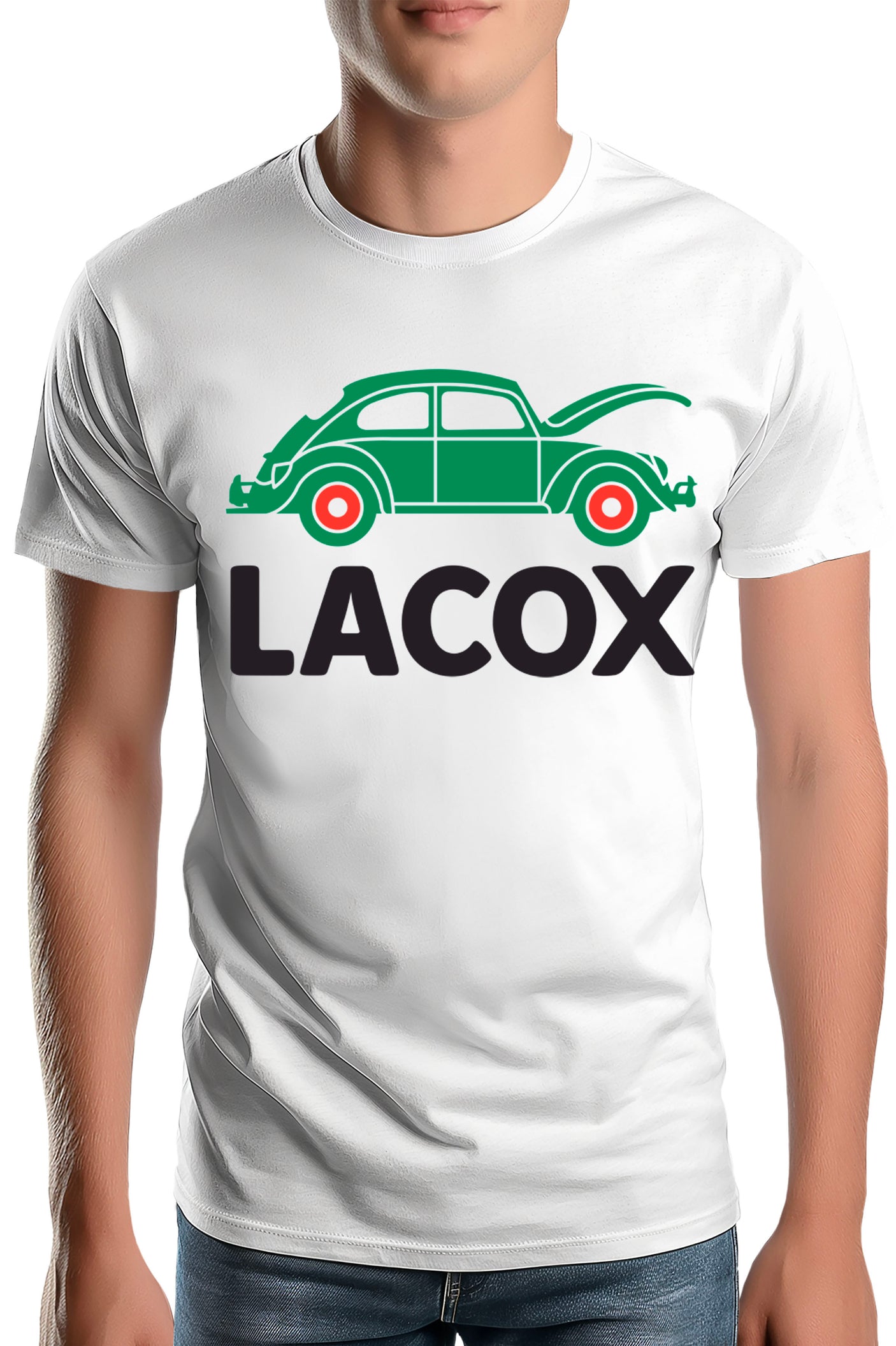 T-Shirt Homme LA Coccinel façon crocodile