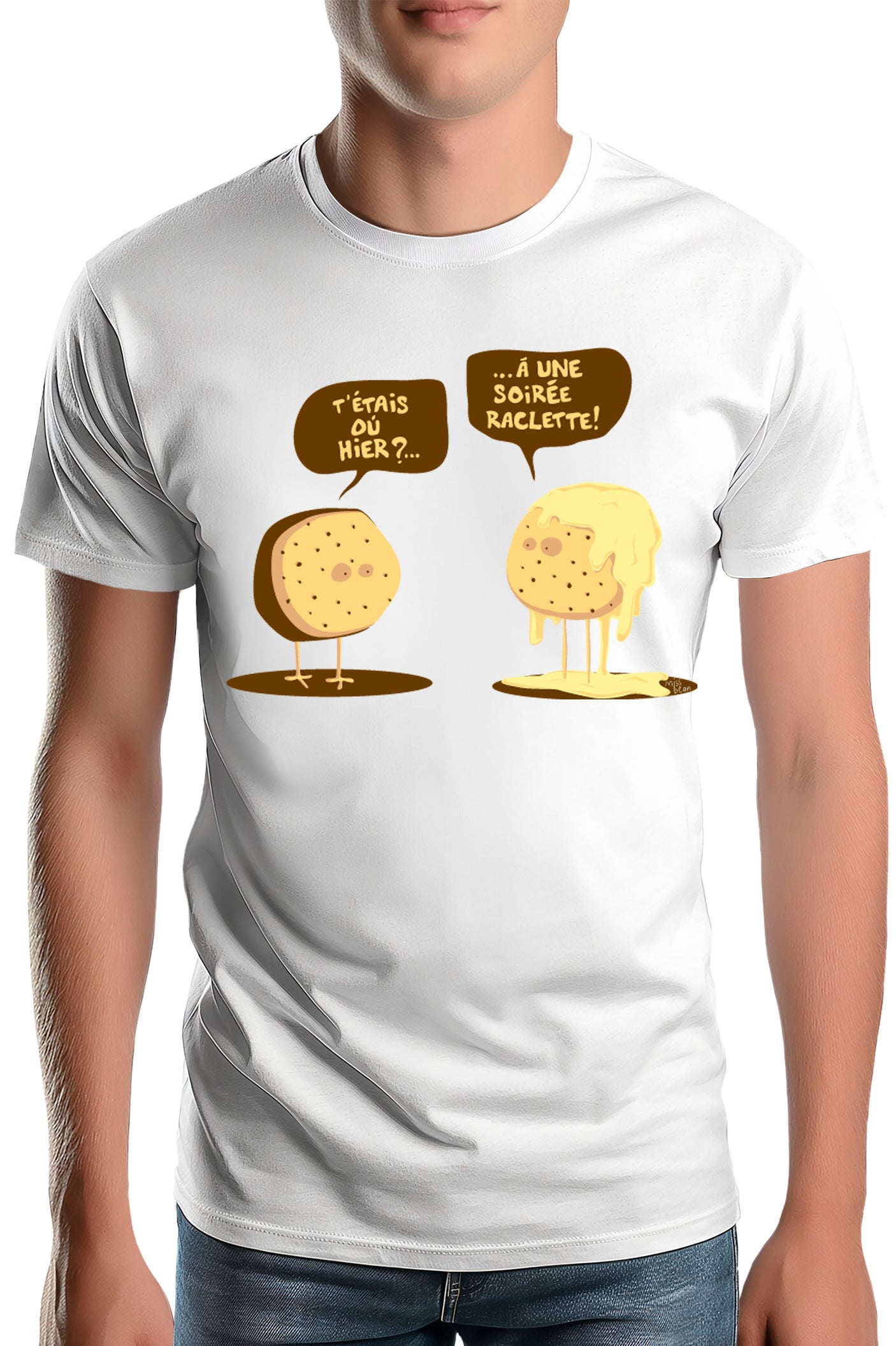 Tee-Shirt Homme Raclette party