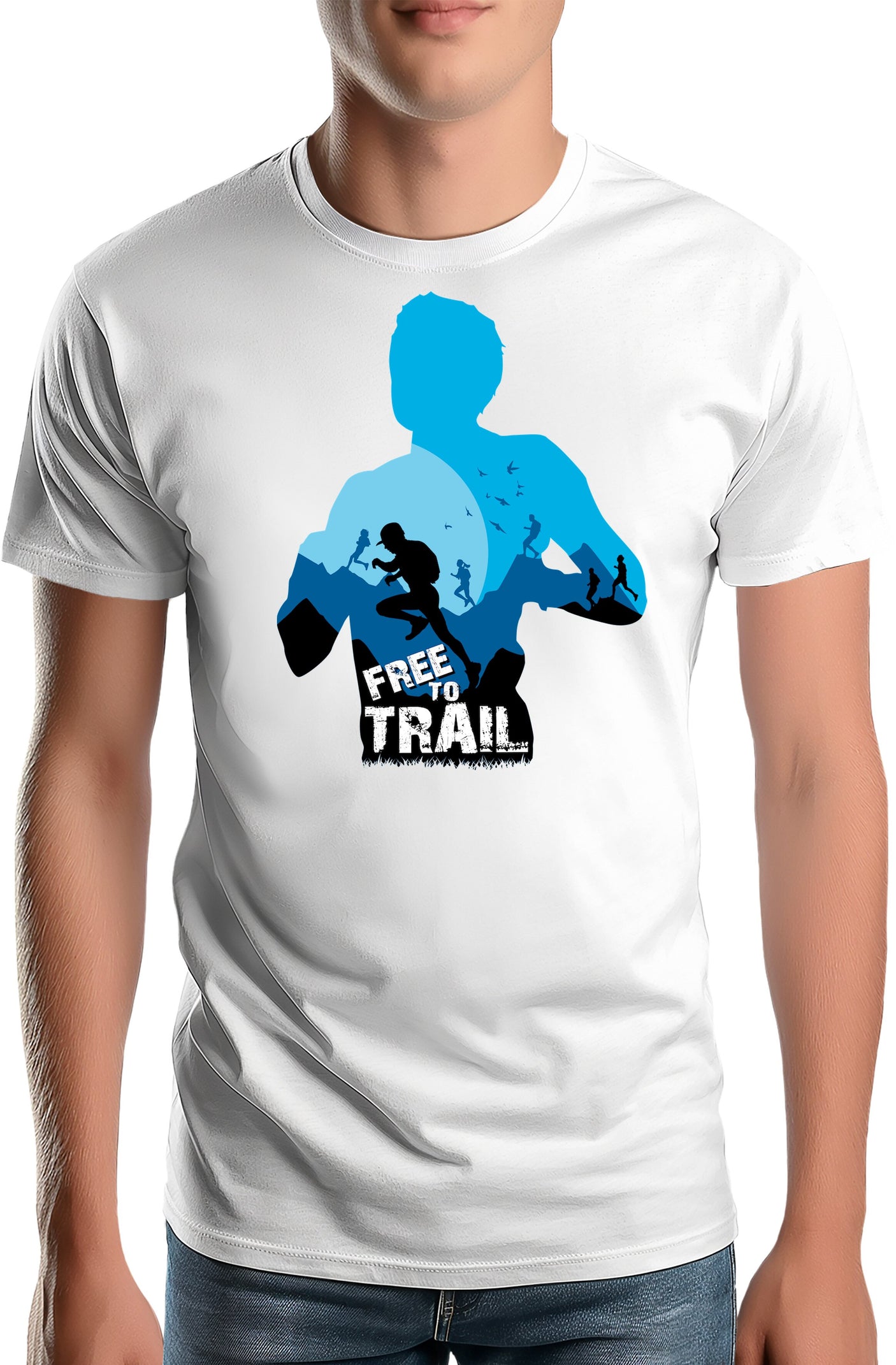 Tee-Shirt Homme trail montagne