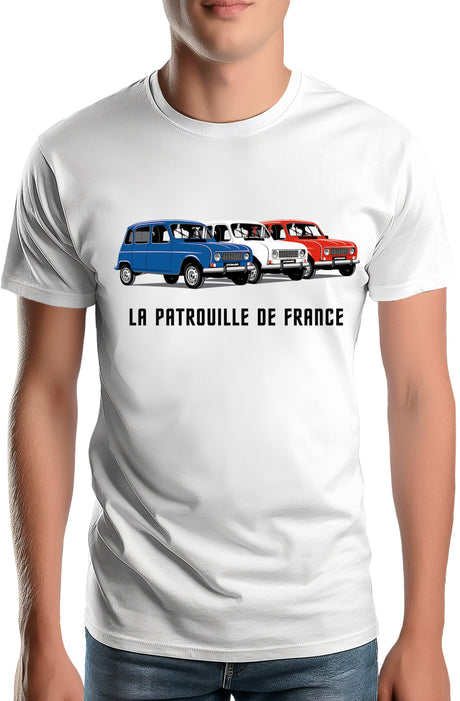 Tee-Shirt Homme Patrouille de france 4L