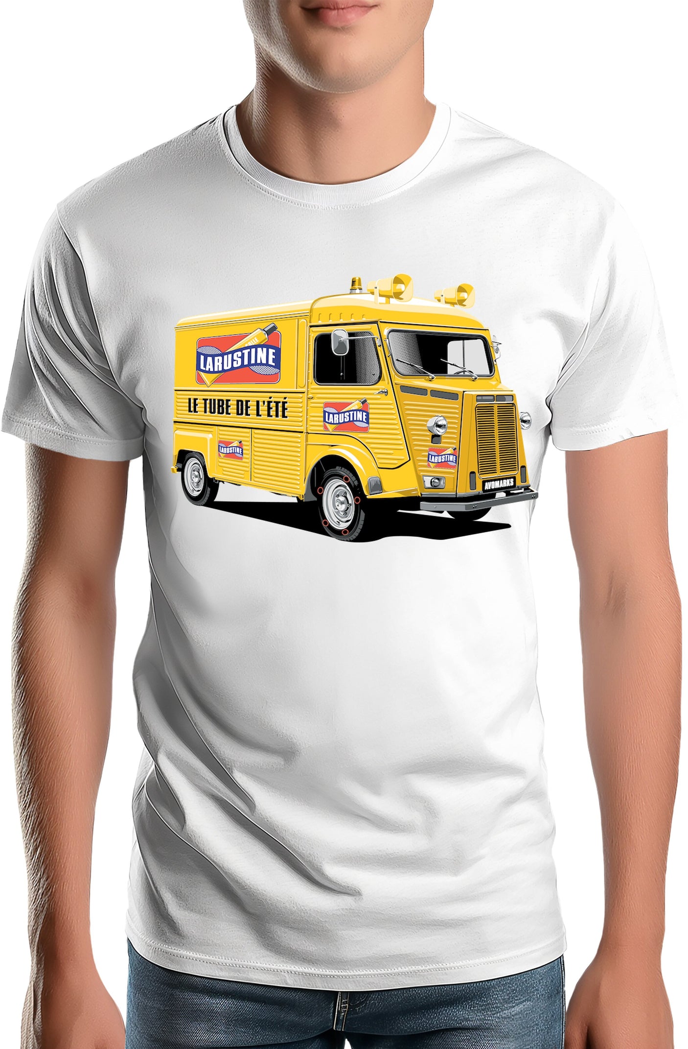 Tee-Shirt Homme Type H tour de france la rustine