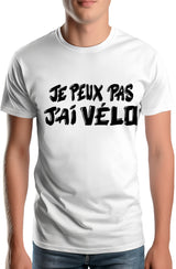 Tee-Shirt Homme Je peux pas, j'ai vélo