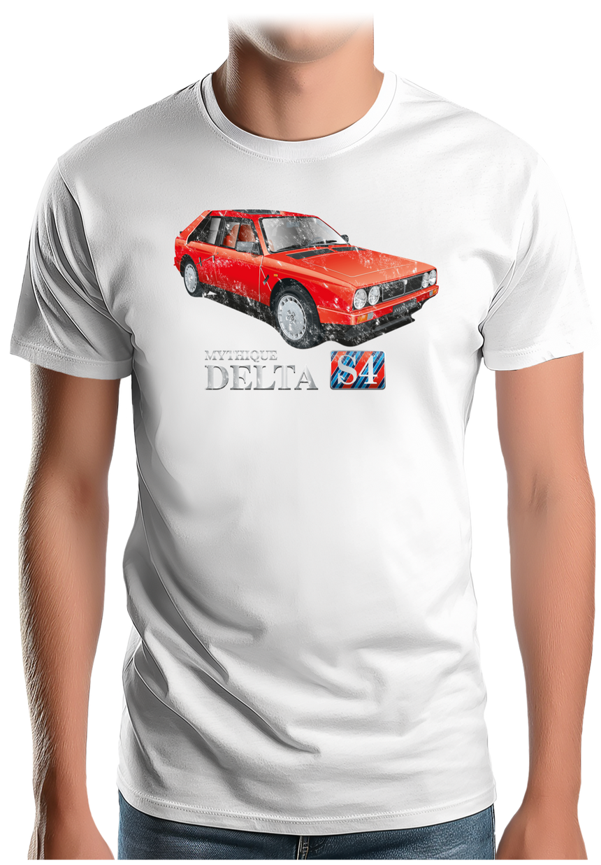T-Shirt Homme Voiture Mythique Delta S4