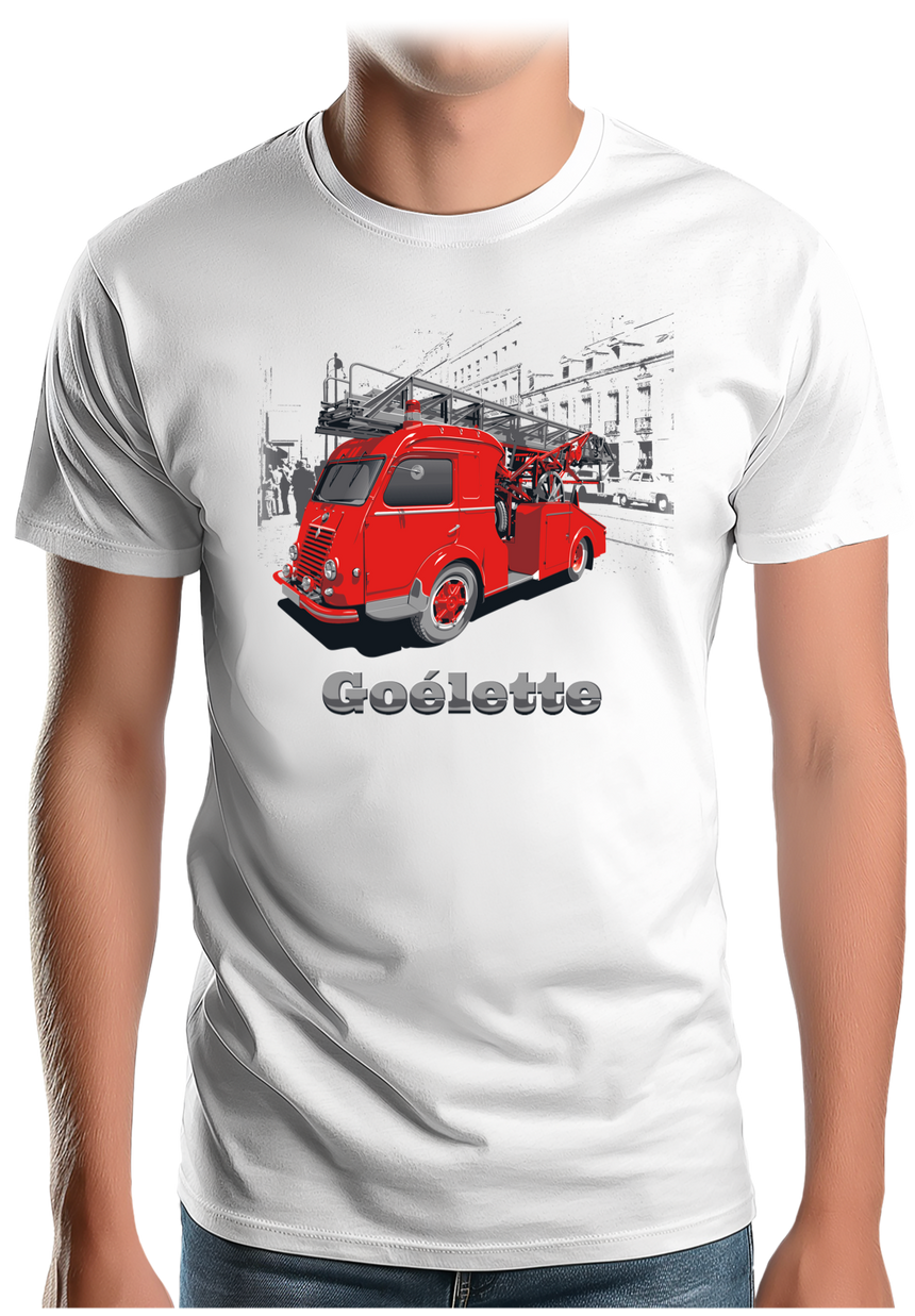 T-Shirt Homme Camion de pompier Goélette