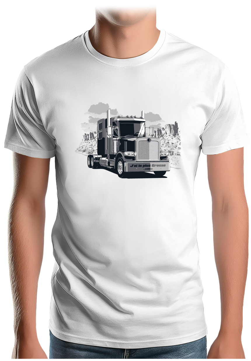 T-Shirt Homme La plus grosse cabine de camion