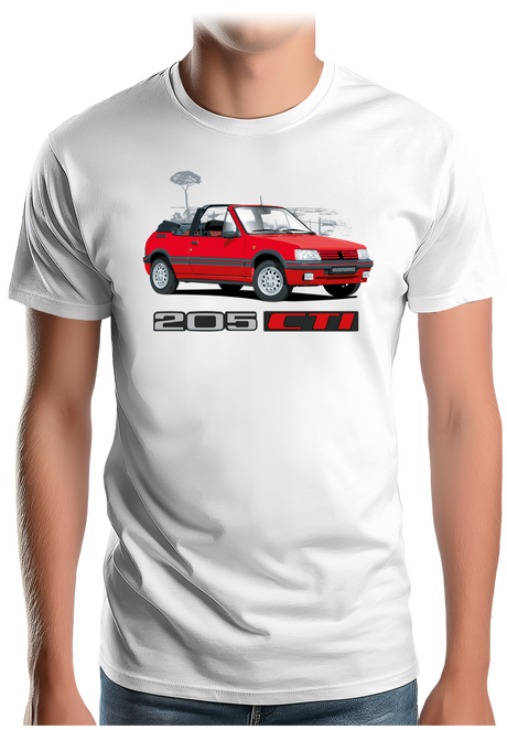 T-Shirt Homme Voiture 205 CTI