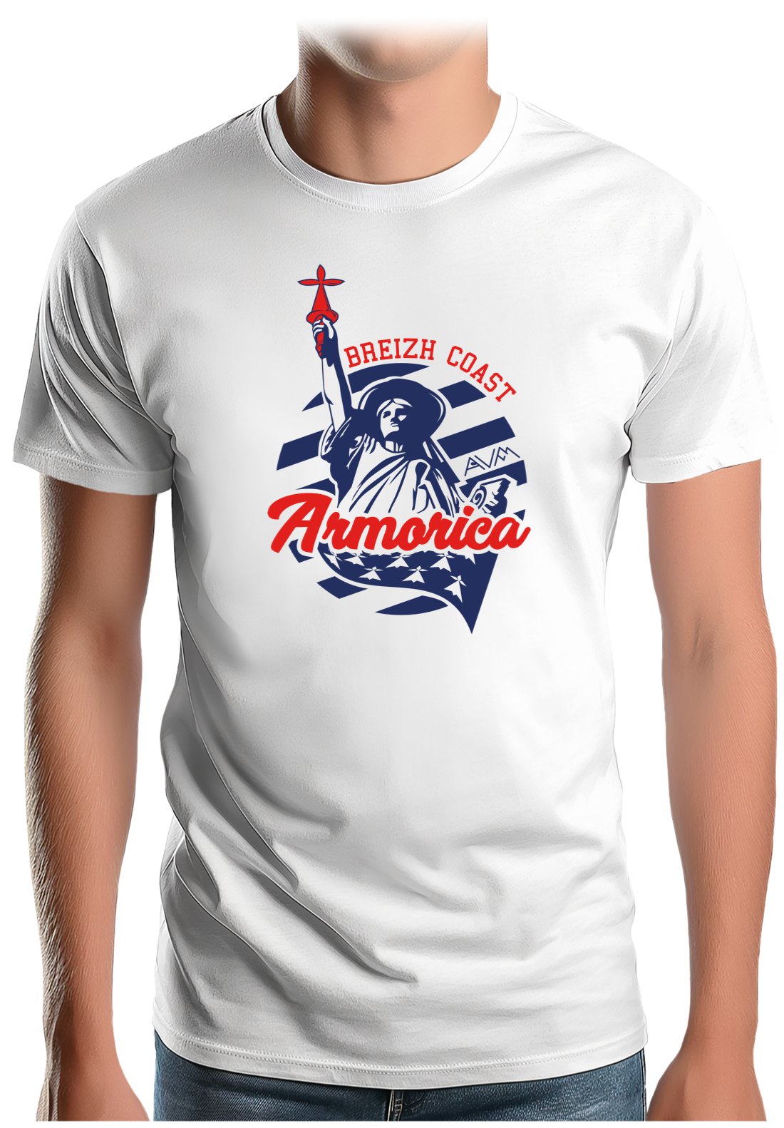 T-Shirt Homme La statue des bretons unies