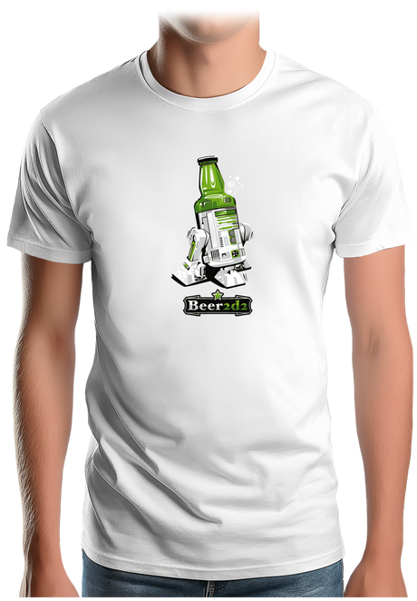 T-Shirt Homme Beer2d2 la bière contre attaque
