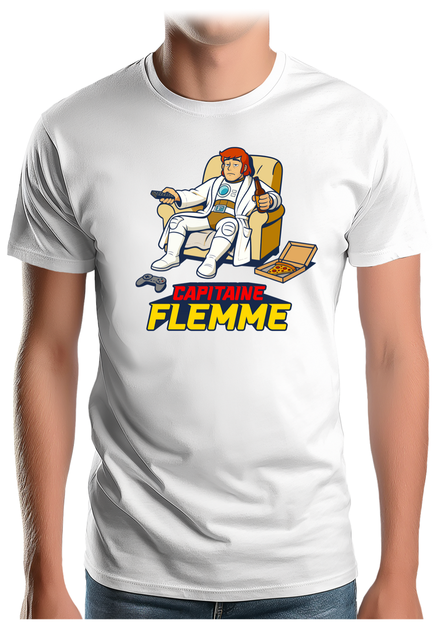 T-Shirt Homme Capitaine Flemme