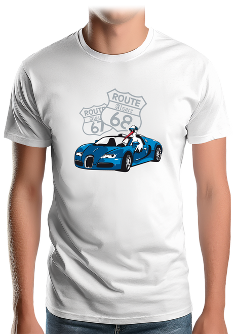 T-Shirt Homme La Route de Molsheim