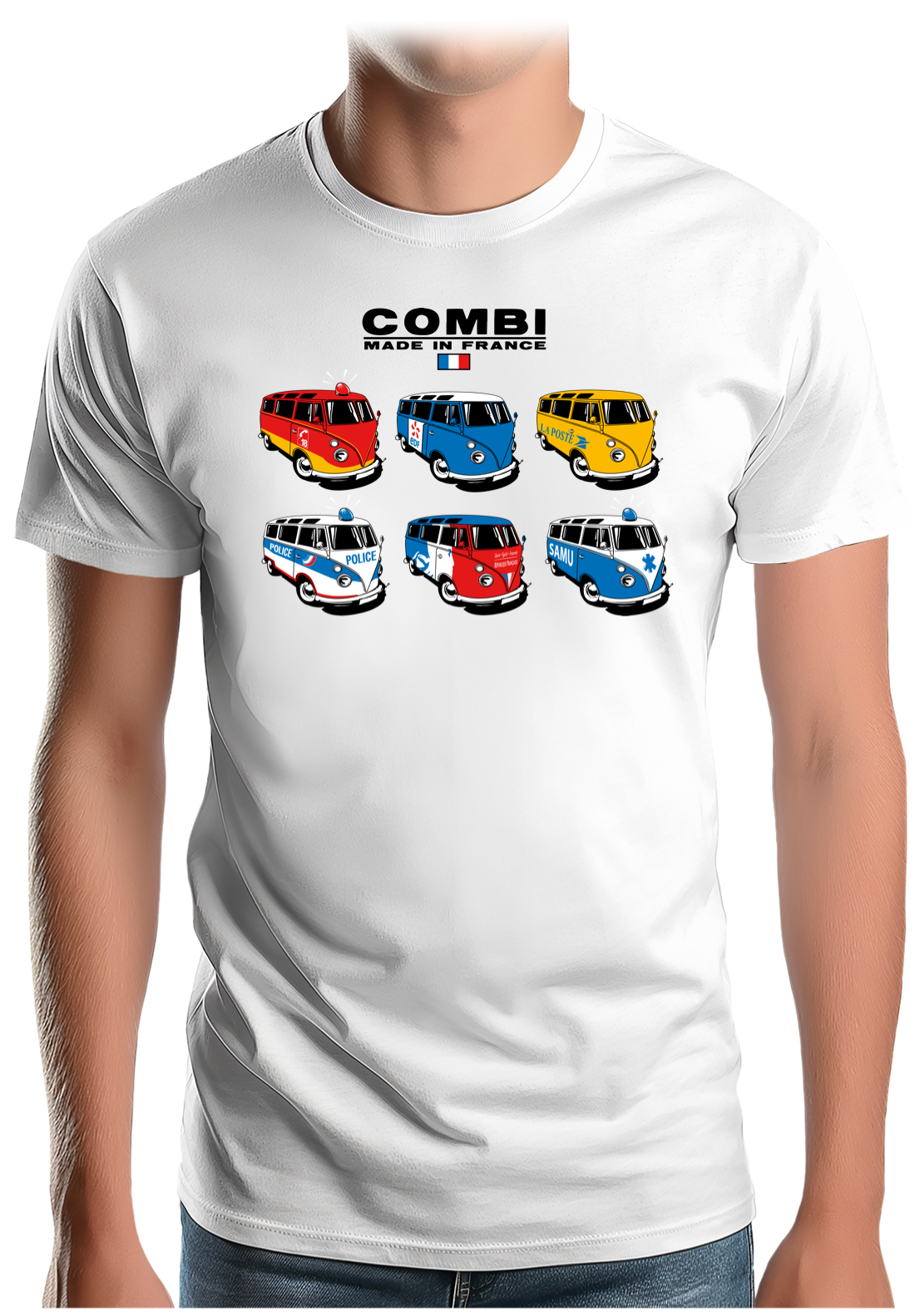 T-Shirt Homme Les combis van France