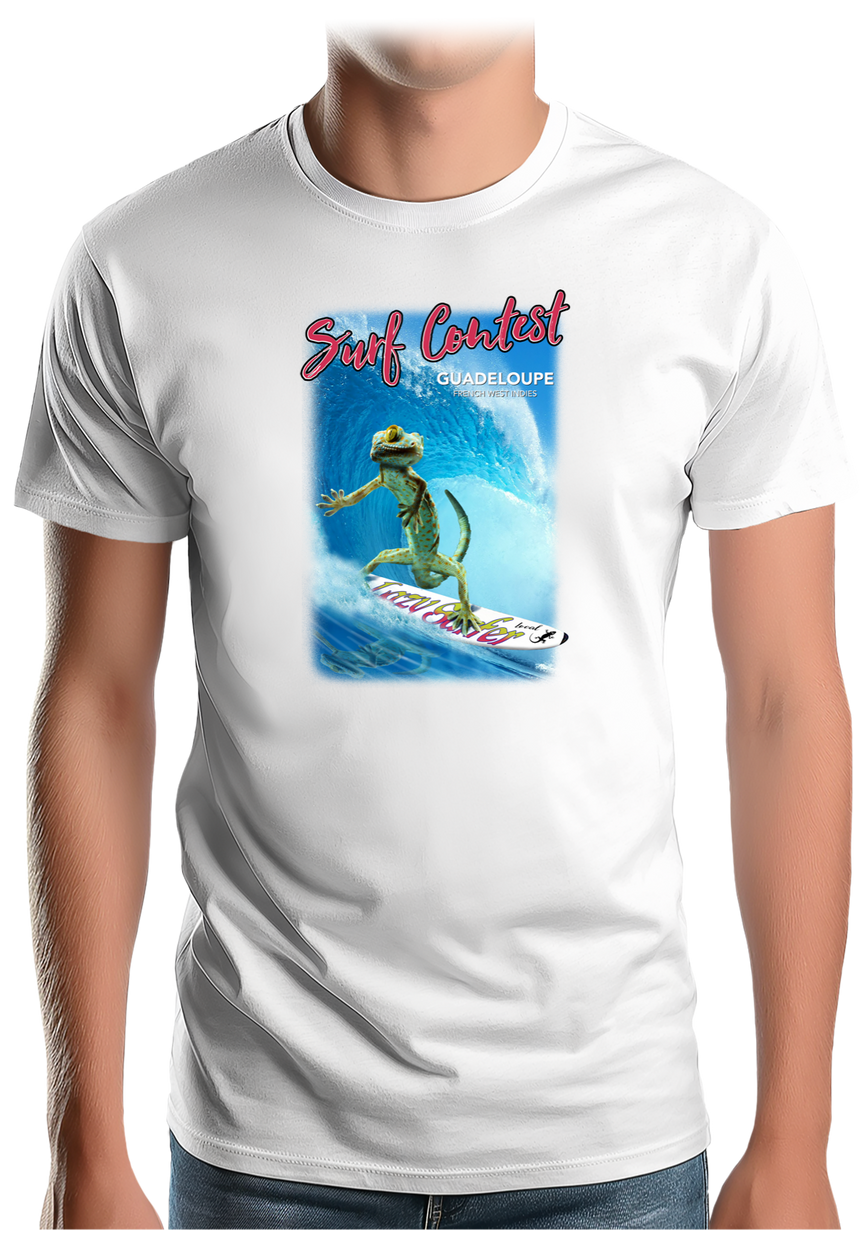 T-Shirt Homme Surf contest en Guadeloupe