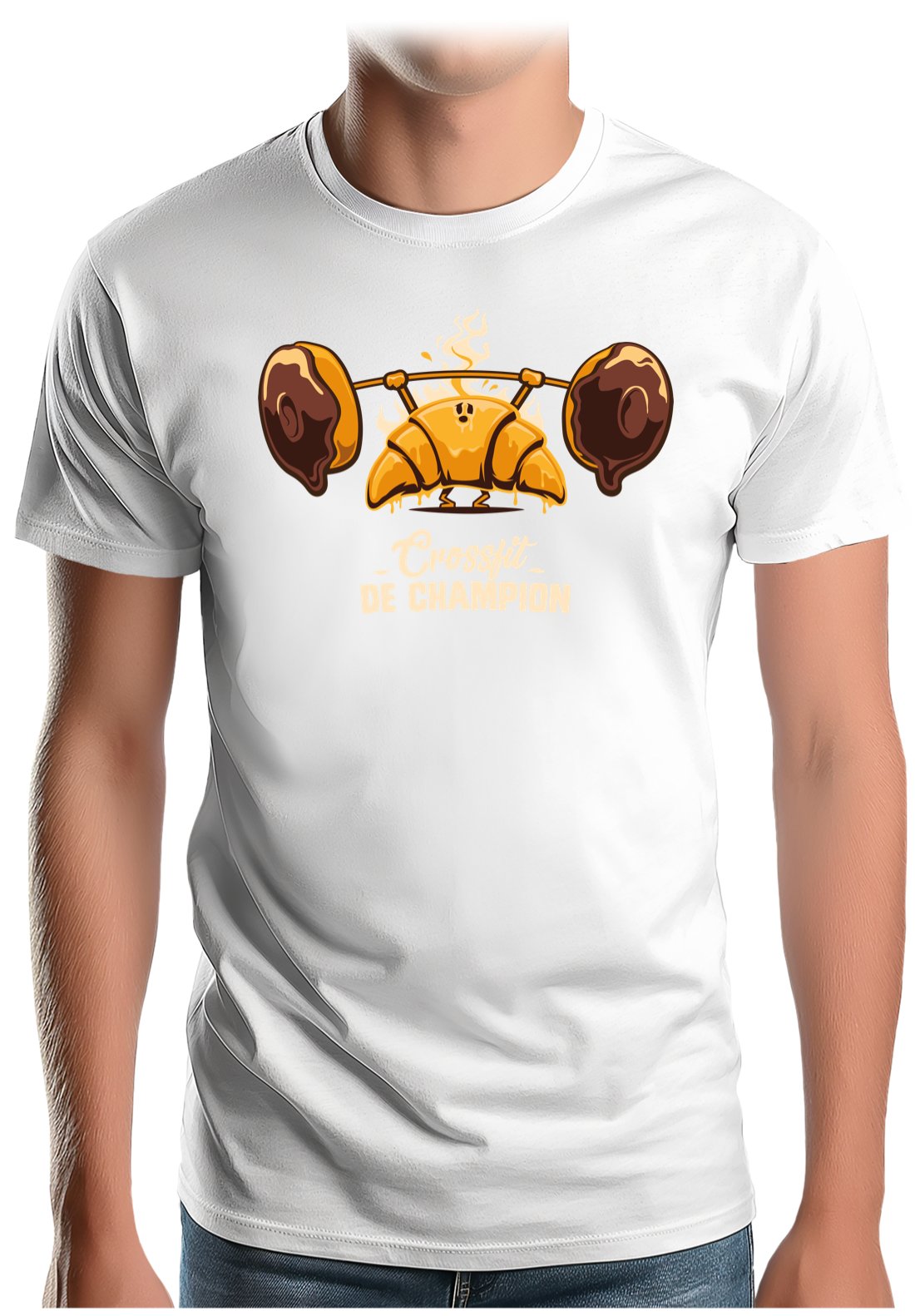 T-Shirt Homme Champion des petits déjeuners