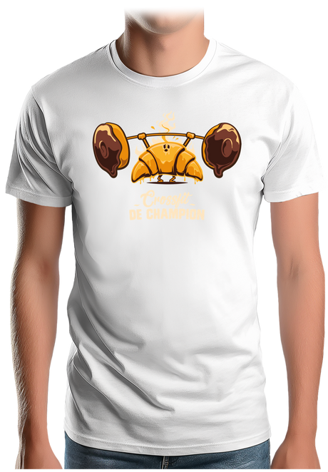 T-Shirt Homme Champion des petits déjeuners