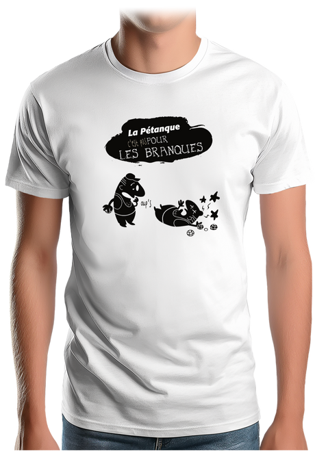 T-Shirt Homme La pétanque pas pour les nuls