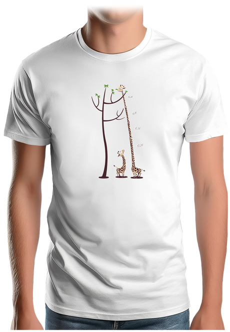 T-Shirt Homme Girafe dépliable