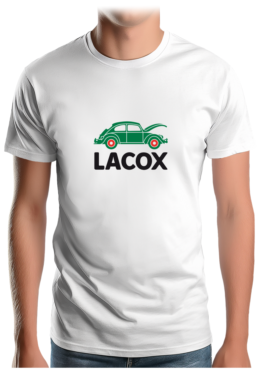 T-Shirt Homme Voiture Coccinelle façon crocodile