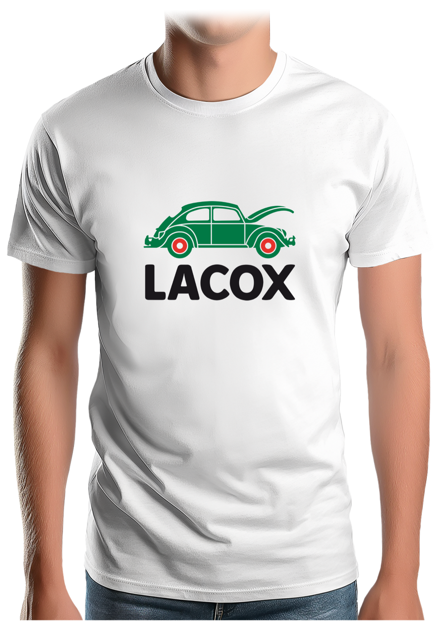 T-Shirt Homme Voiture Coccinelle façon crocodile