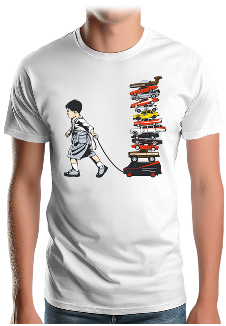 T-Shirt Homme La Collection de voitures via les séries télé