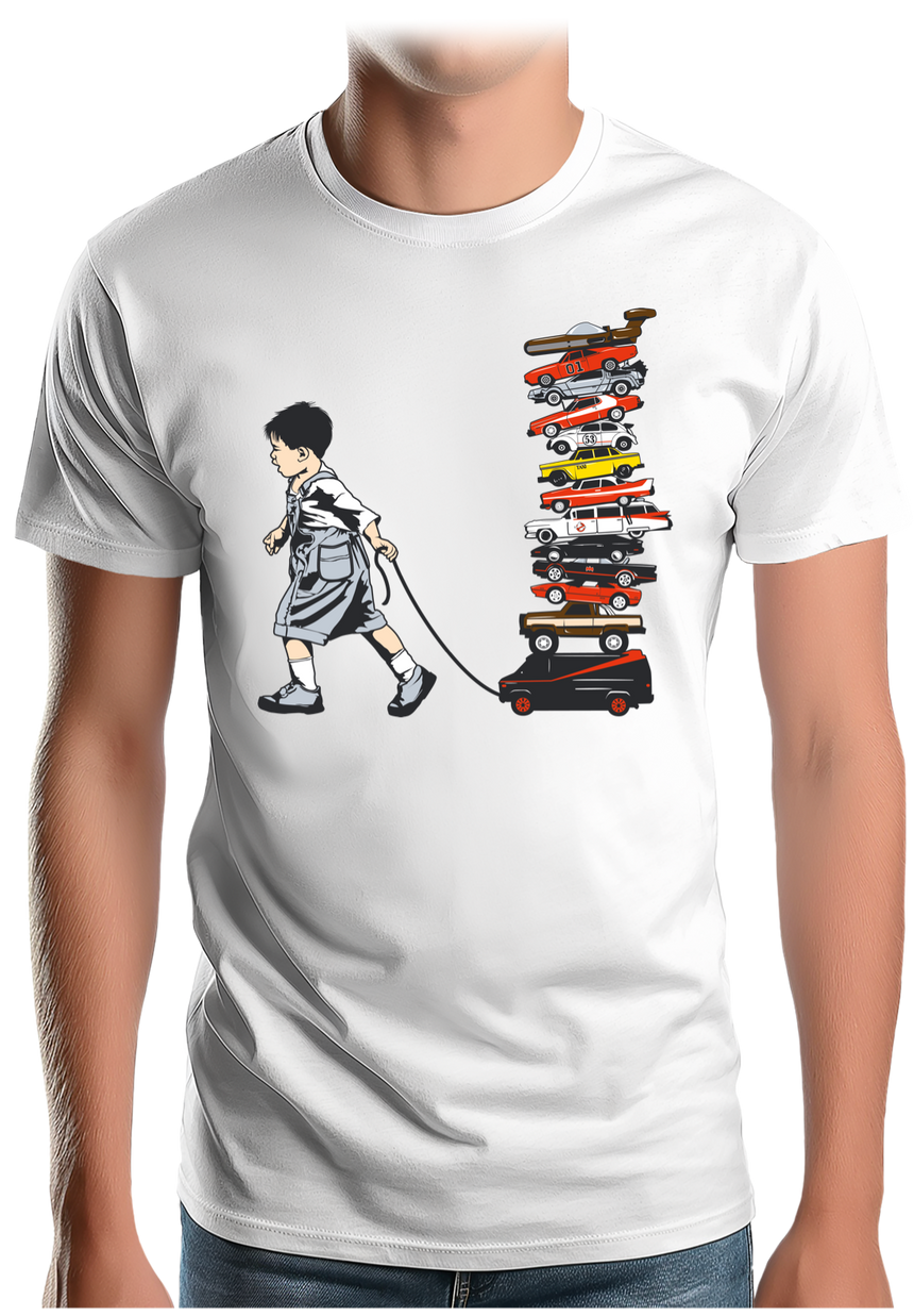 T-Shirt Homme La Collection de voitures via les séries télé
