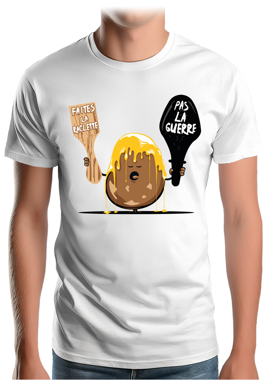 T-Shirt Homme La raclette pas la guerre