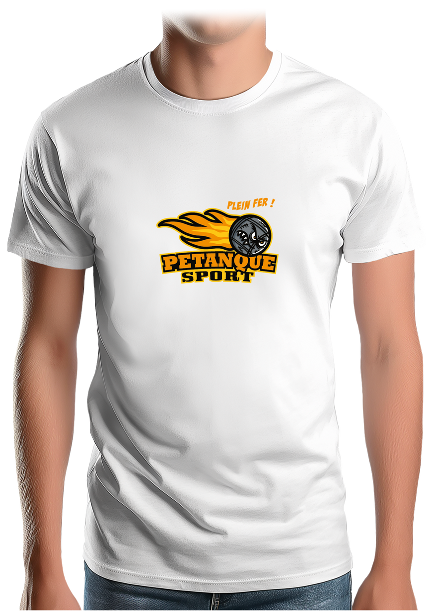 T-Shirt Homme Une pétanque à l'américaine