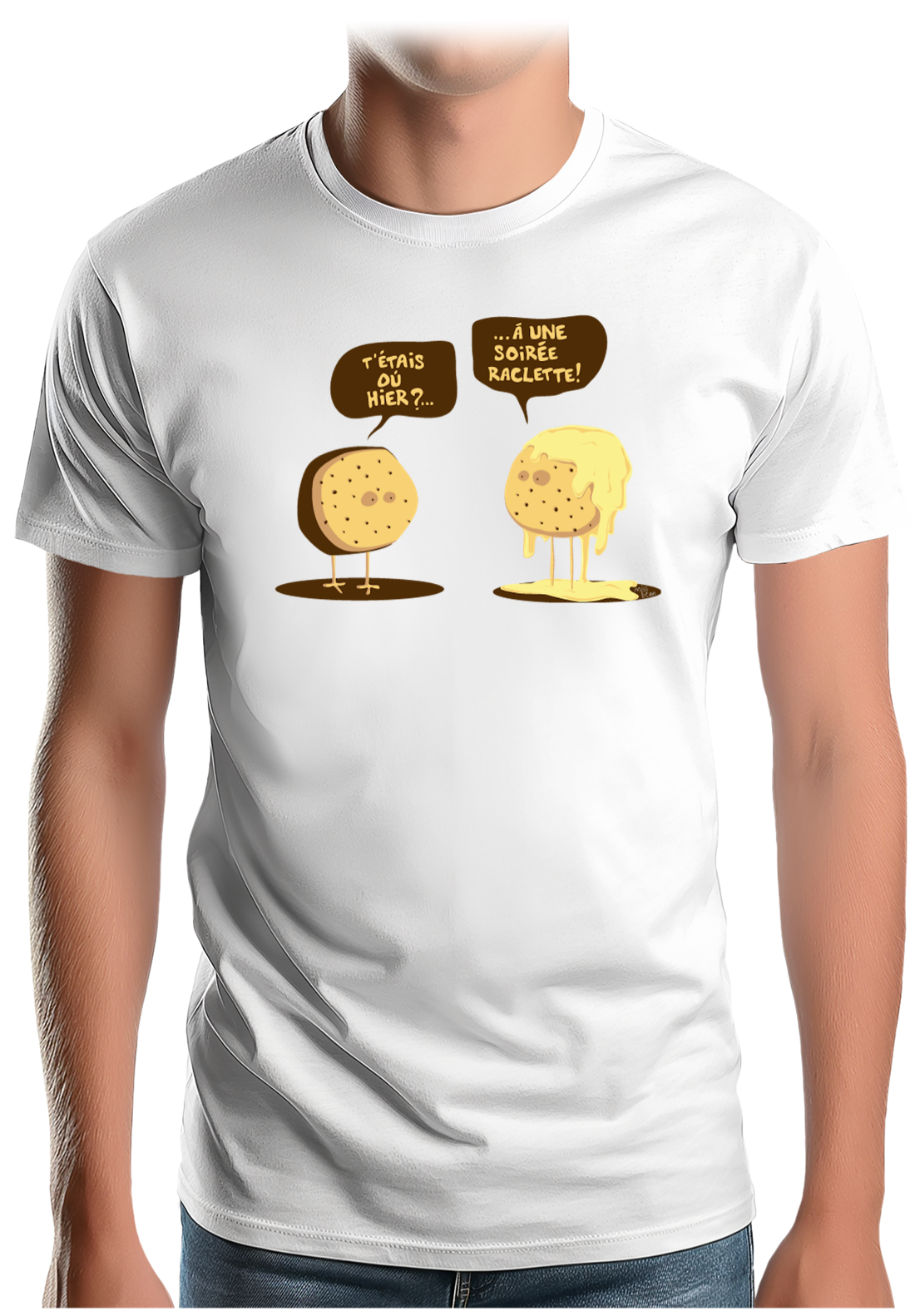T-Shirt Homme Raclette party