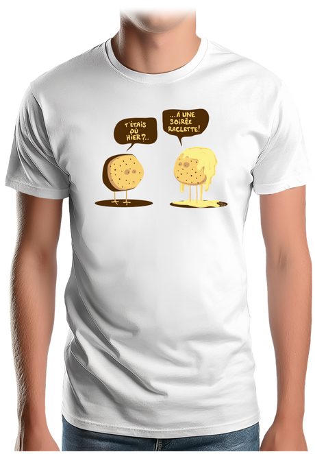 T-Shirt Homme Raclette party