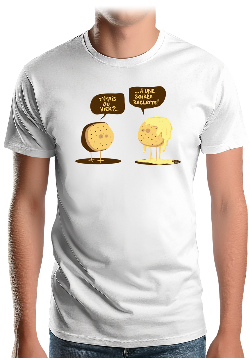 T-Shirt Homme Raclette party
