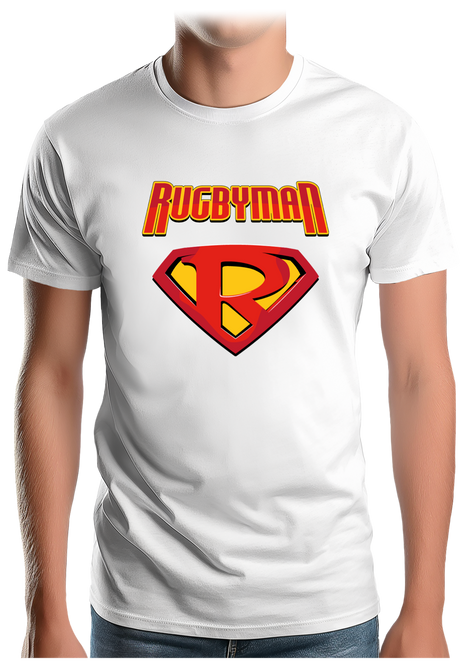 T-Shirt Homme Super Rugbyman