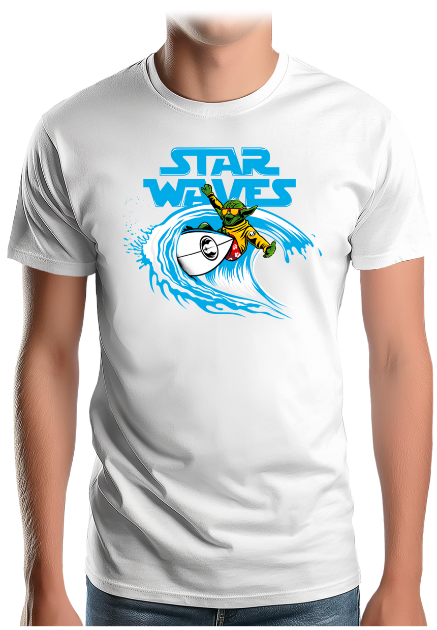 T-Shirt Homme Star waves surf