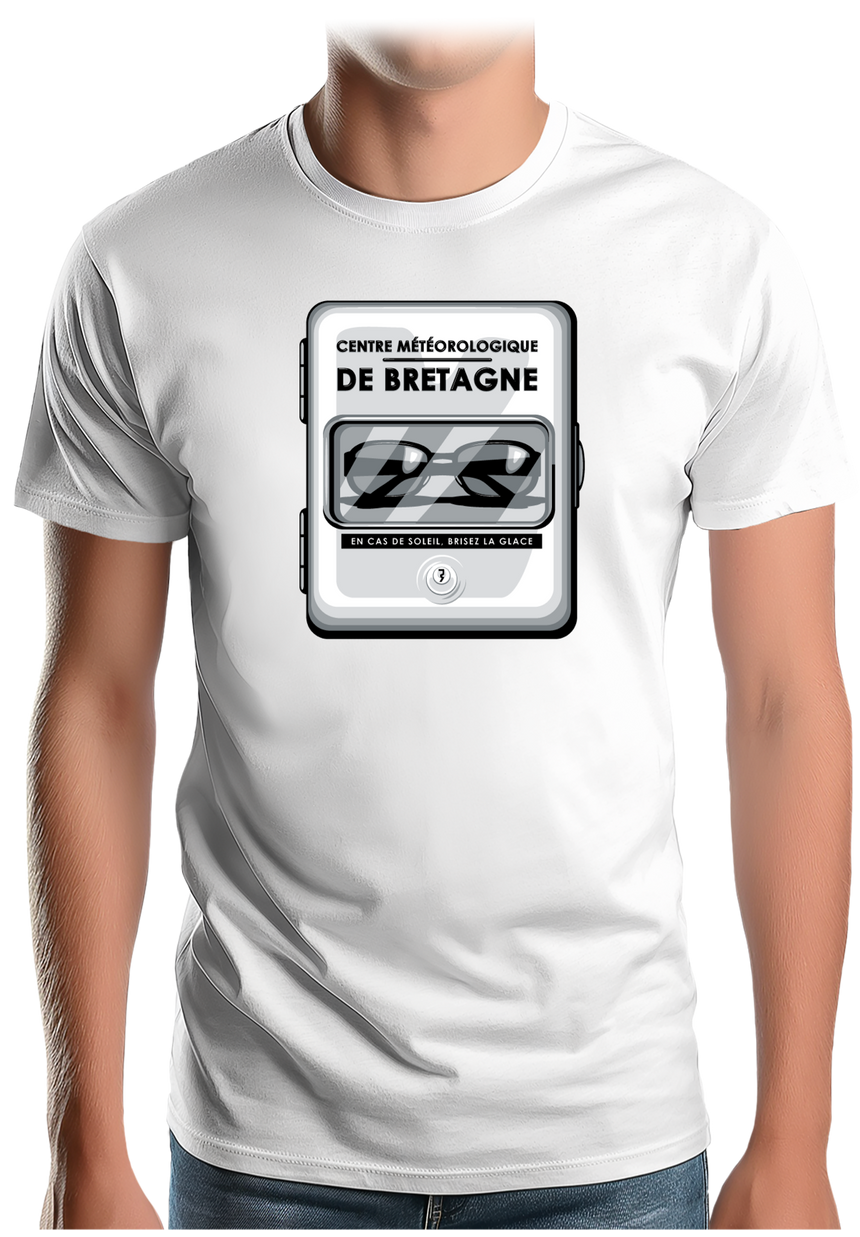T-Shirt Homme Lunette de soleil Bretonne